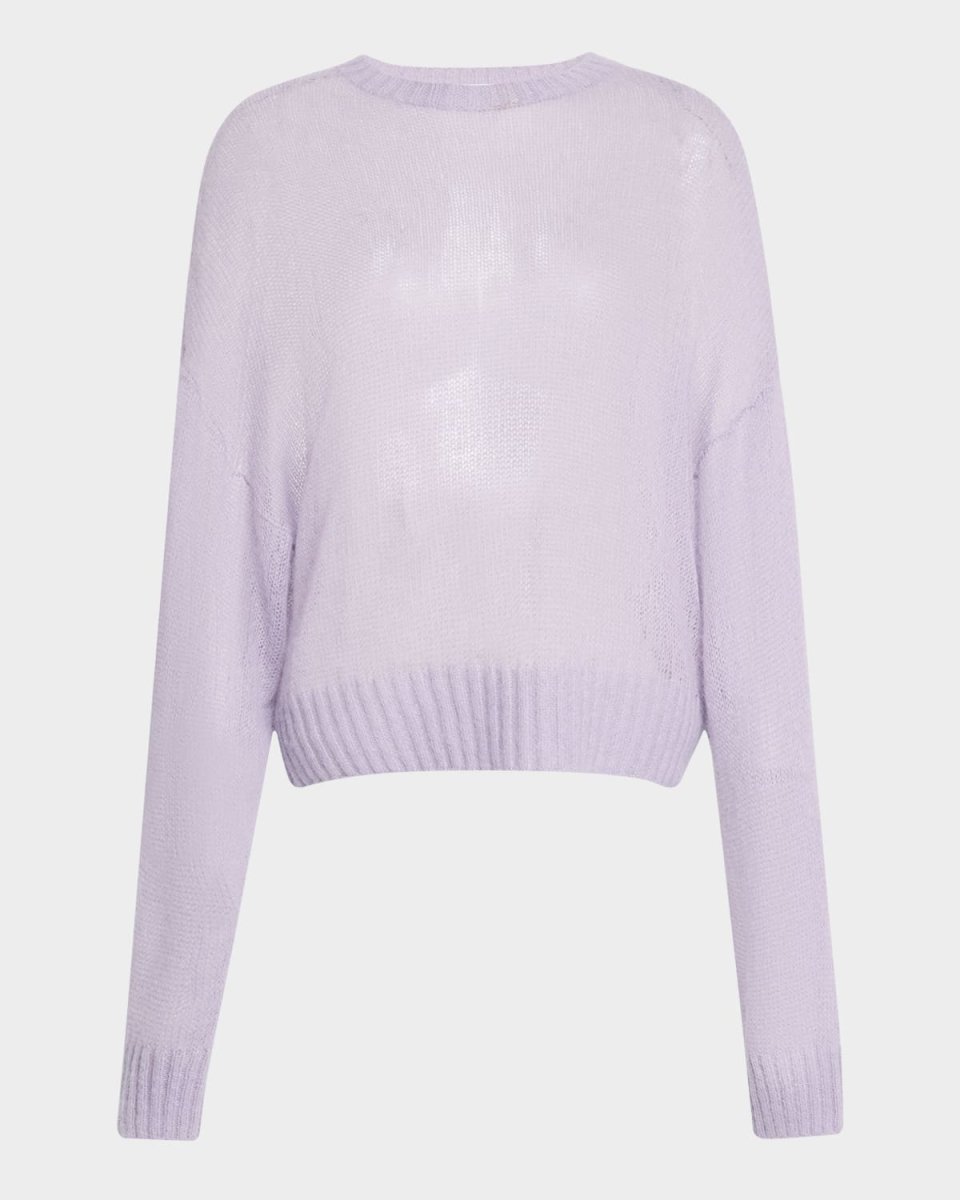Mohair Shetland Gauze Knit Sweat